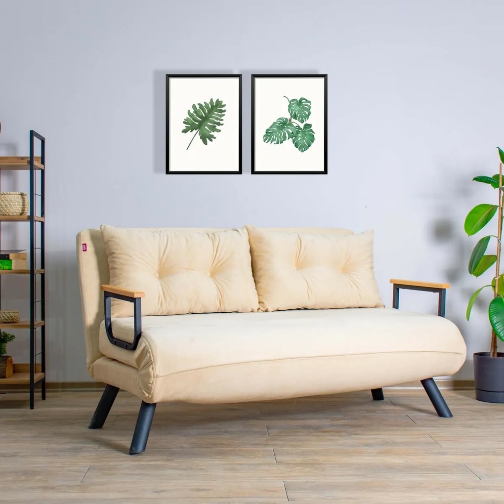 Rozkładana sofa Sando 2 Cream