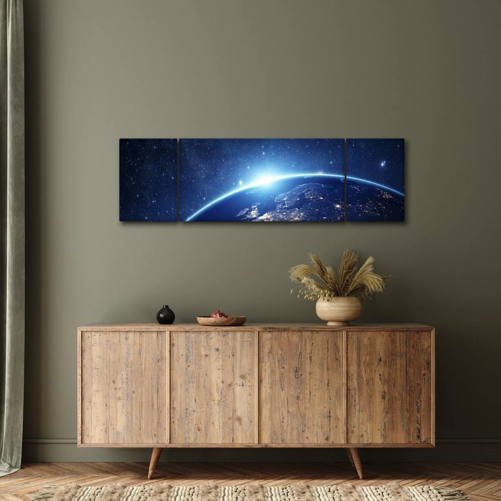 Obraz planety Ziemia (170x50 cm)