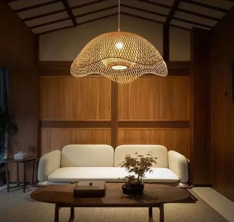 Lampa sufitowa wisząca boho APP1633-1CP