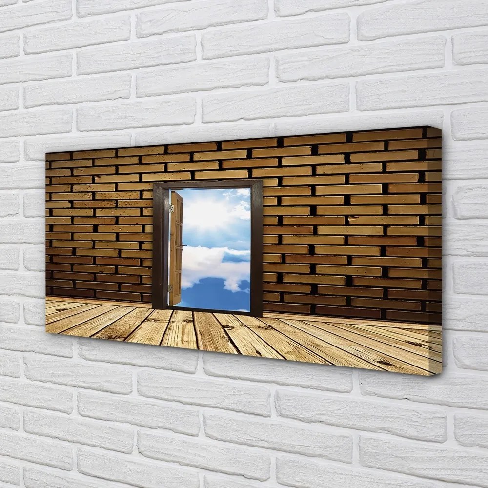 Zdjęcie na płótnie Trójwymiarowe Drzwi do Nieba