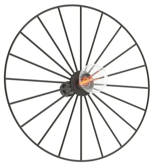 Czarna lampa sufitowa ø 30 cm Soho – Sollux