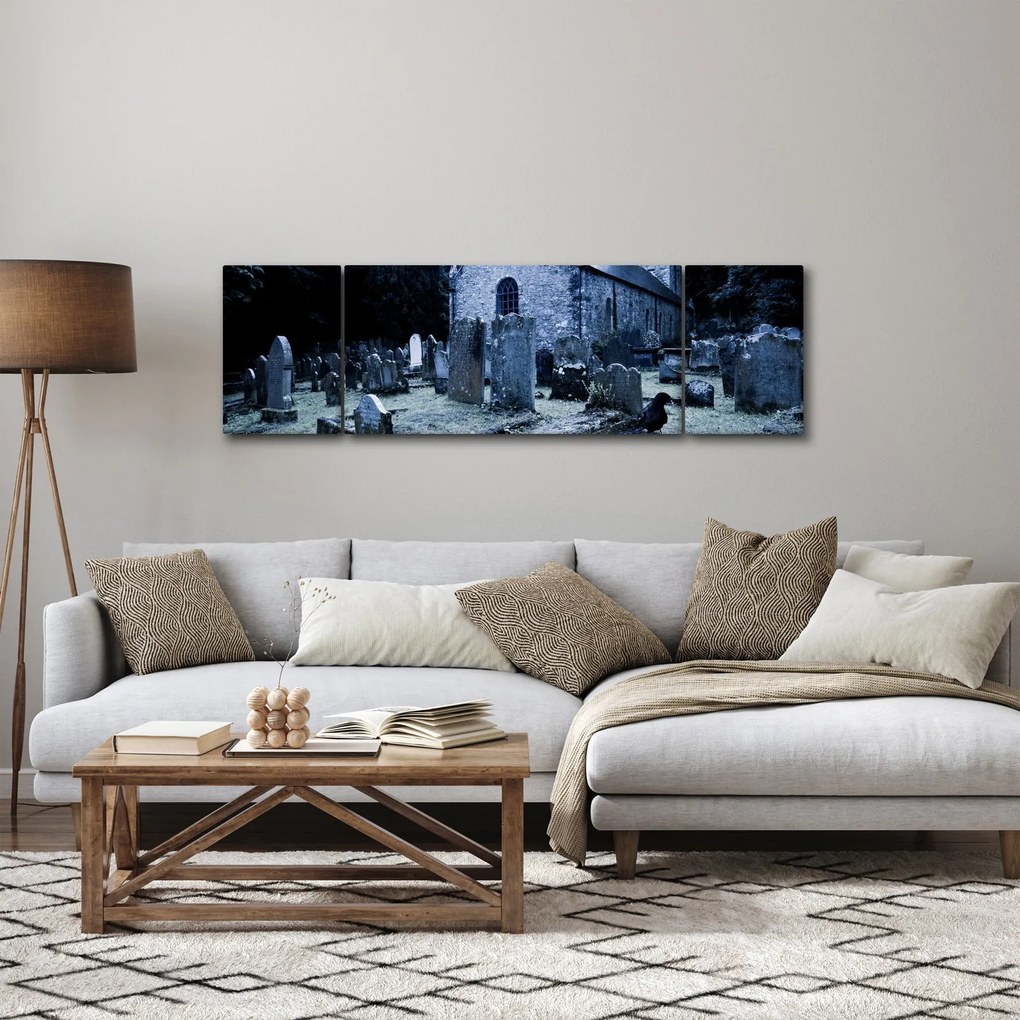 Obraz - Ciemna noc (170x50 cm)