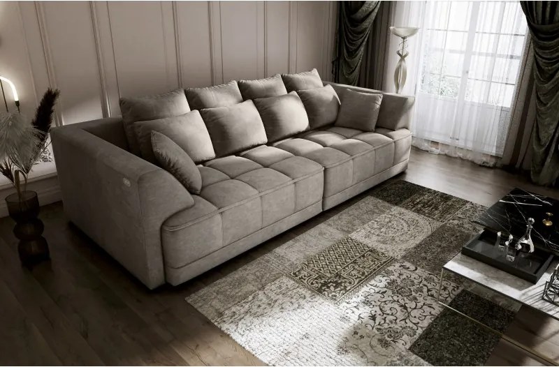 Sofa TIGA z funkcja spania Elektryczny System rozkładania RIVIERA 16 WERSAL