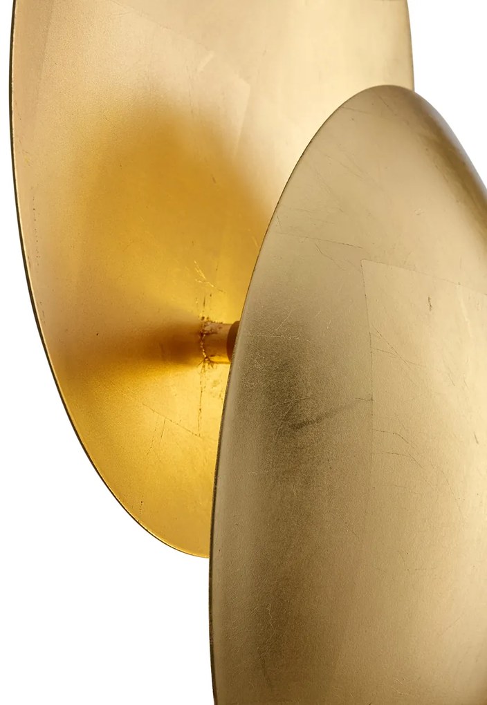 Nowoczesny Kinkiet / Lampa scienna złoty 34,5 cm 2-źródła światła - Sunrise Nowoczesny Oswietlenie wewnetrzne
