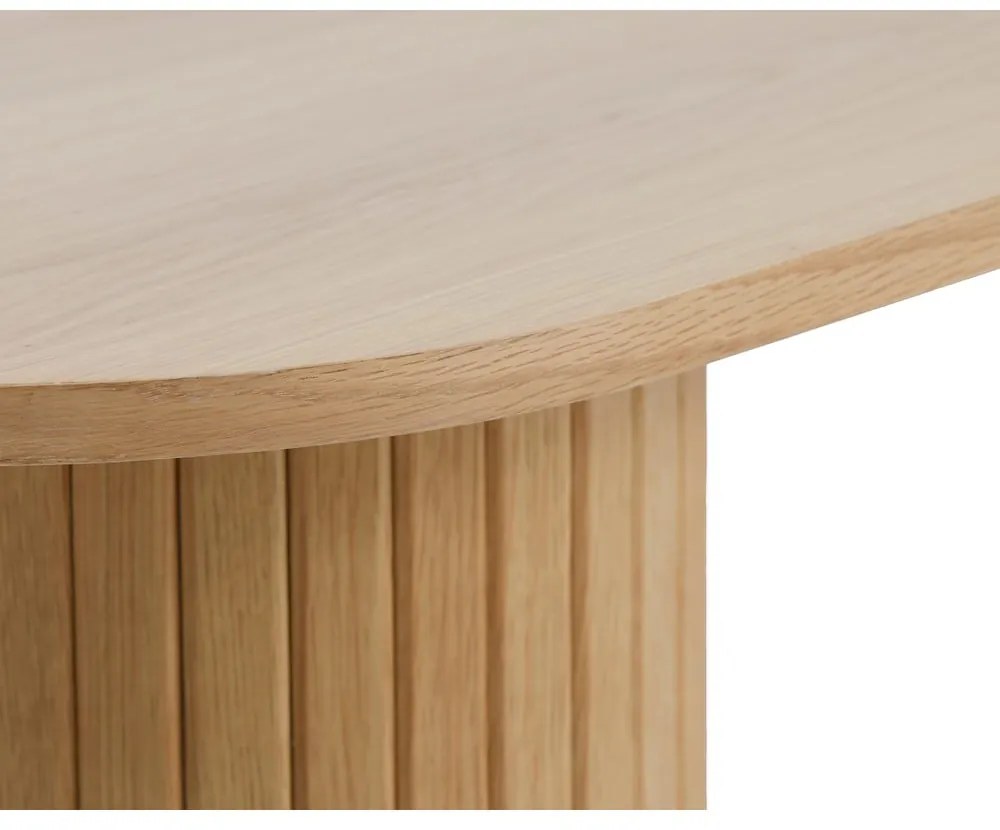 Konsola w naturalnym kolorze 40x130 cm Nola – Unique Furniture
