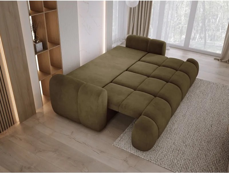 Sofa kanapa BOMO 3 osobowa z funkcją spania i pojemnikiem