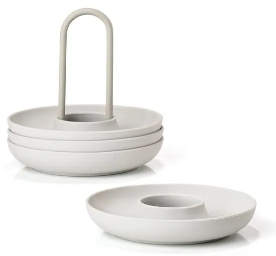 Metalowe kieliszki na jajka zestaw 4 szt. Singles – Zone