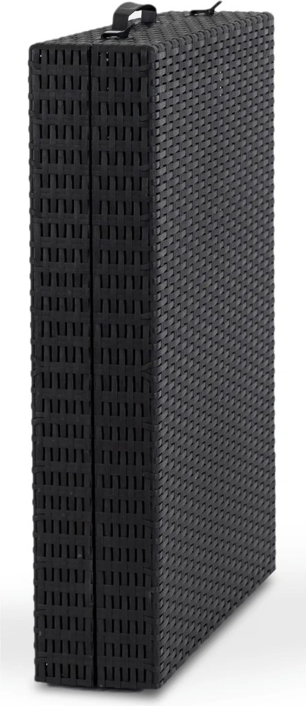 Fotel Ogrodowy Leżak ARIZONA Technorattan Czarny