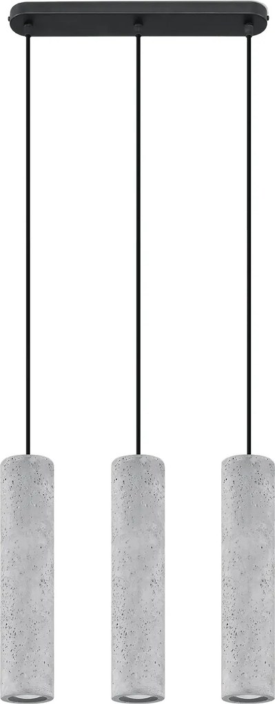 Industrialna lampa wisząca betonowa - 5X EX573 S7-C52