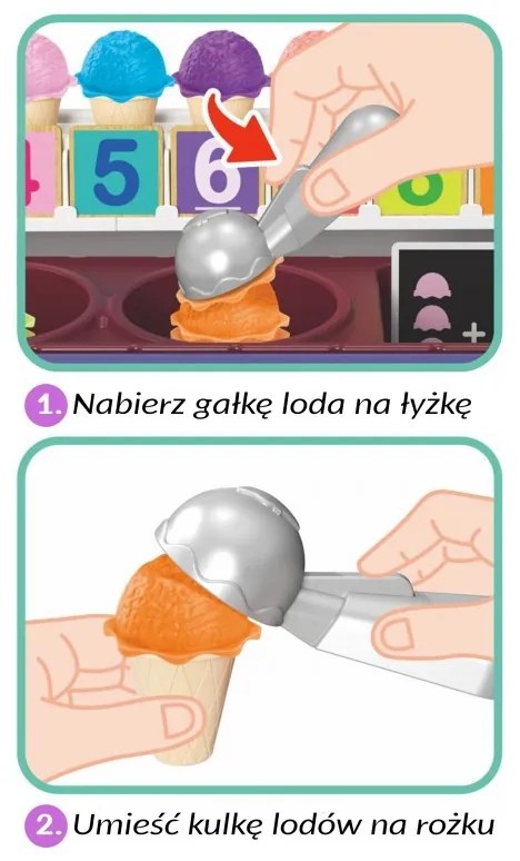 Woopie edukacyjna lodziarnia xxl restauracja sklep + nauka liczenia 87 el.