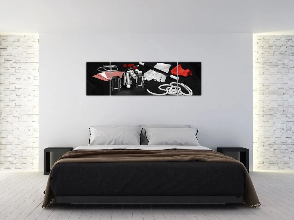 Obraz rzeczy magika (170x50 cm)