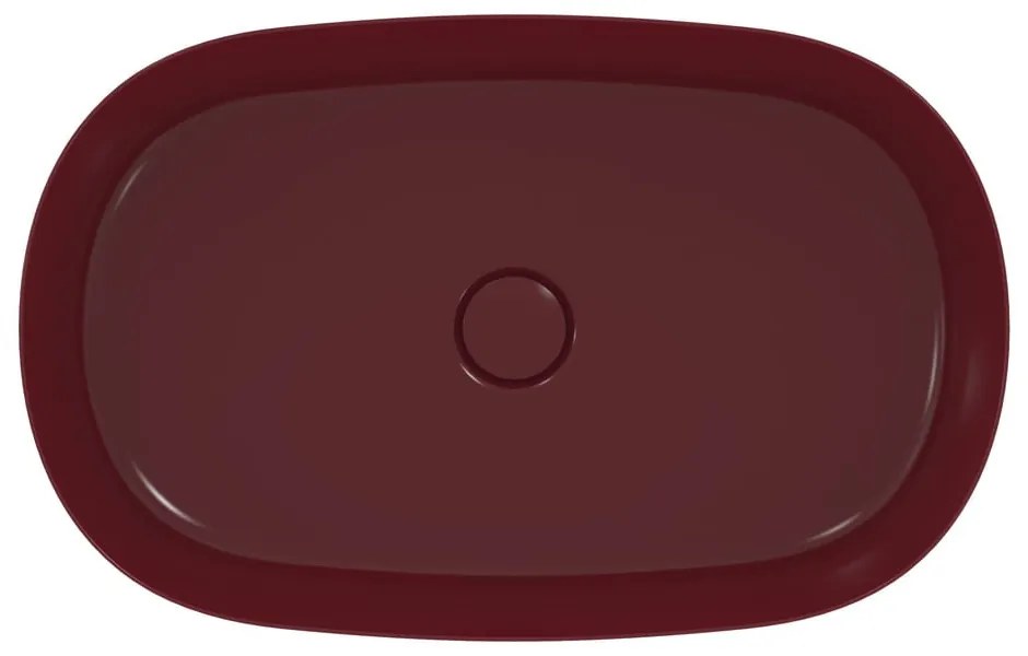 Bordowa ceramiczna umywalka 60x38 cm Ipalyss – Ideal Standard