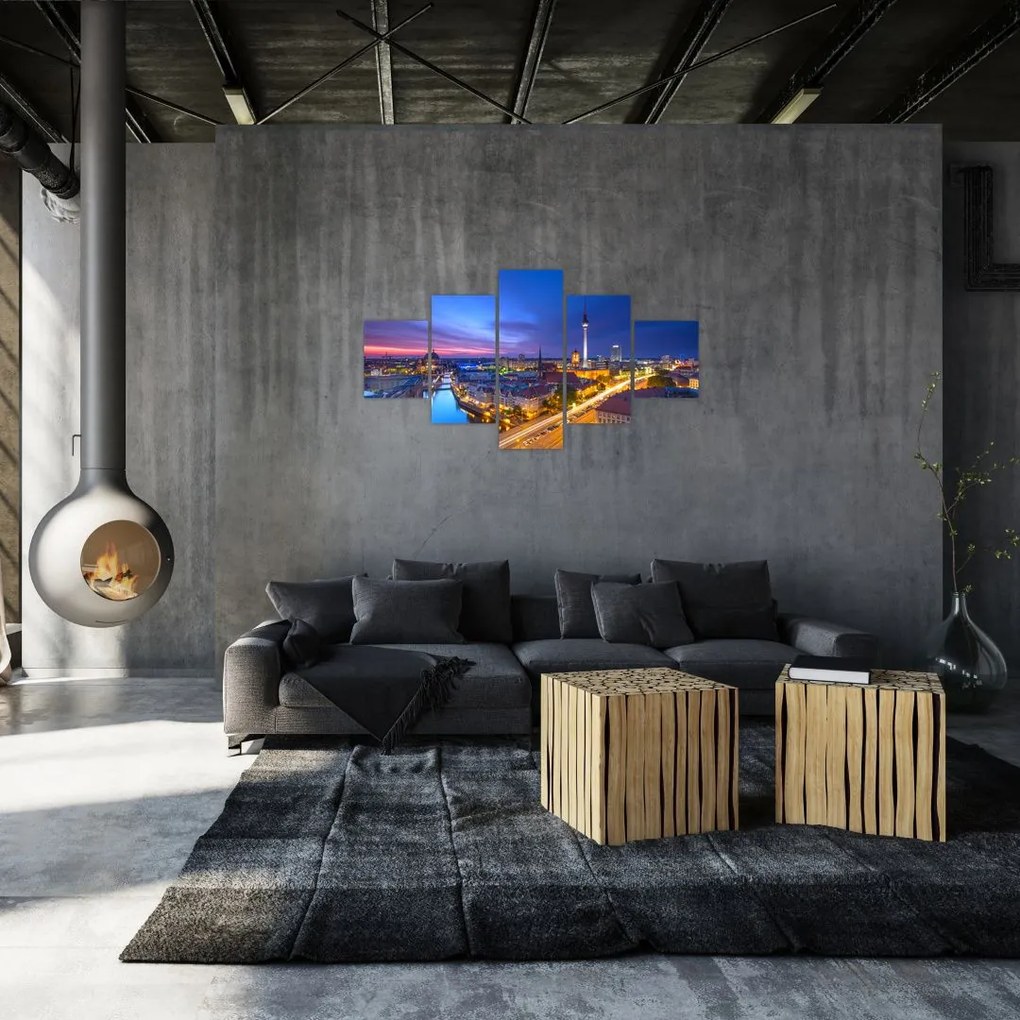 Obraz - Niebieskie niebo nad Berlinem (125x70 cm)