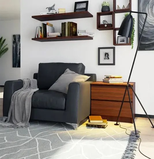 Klasyczna Komoda Z Szufladami Wenge D7-W79