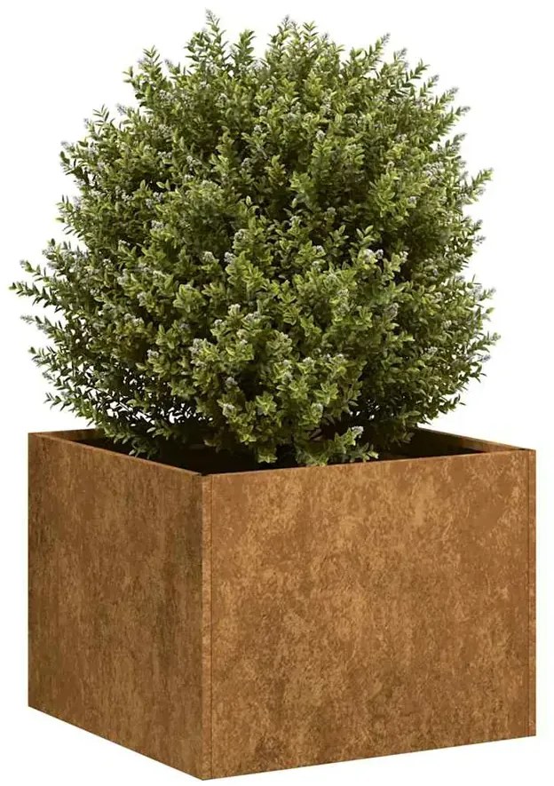 Stylowa donica balkonowa stal nierdzewna E2-W28