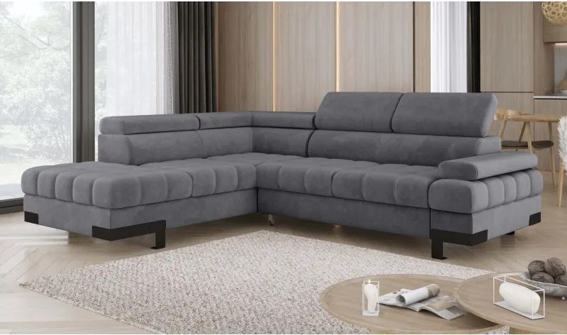 Narożnik SELVA L z funkcją spania i pojemnikiem WERSAL