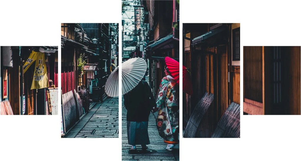 Obraz - Spacer po Tokio (125x70 cm)