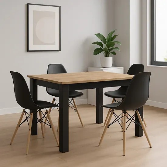 Komplet stół z 4 krzesłami W4-E63