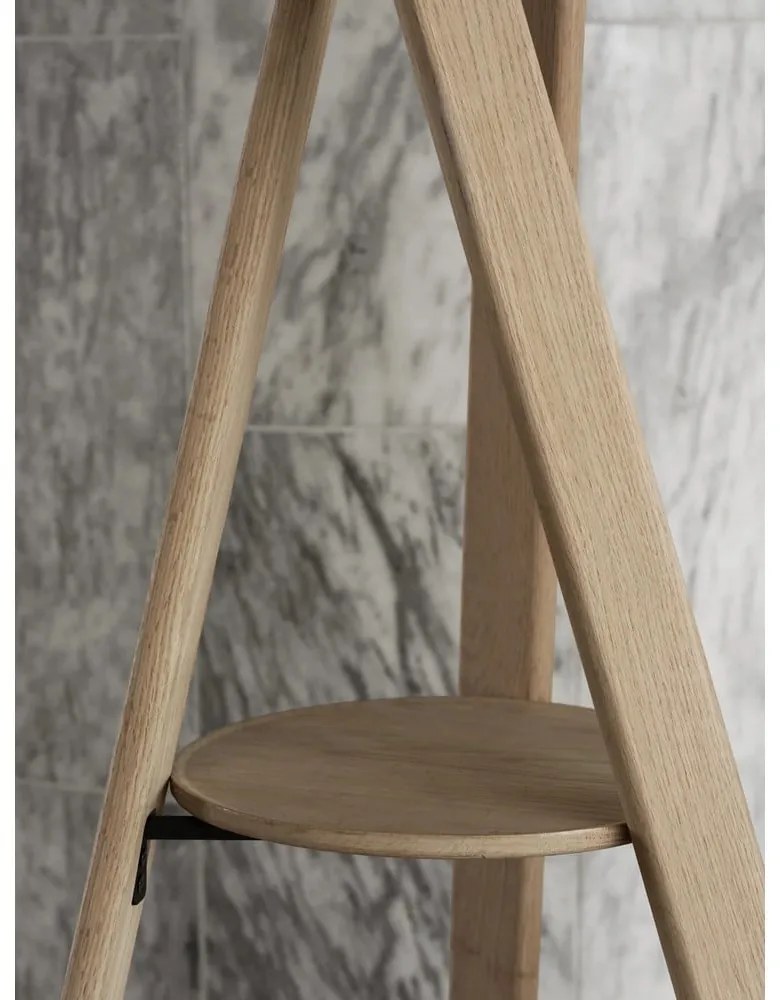 Wieszak z litego drewna dębowego w naturalnym kolorze 62x176 cm Rakku – Blomus