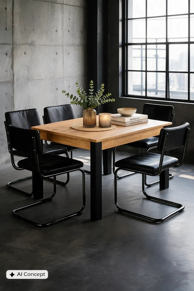 Minimalistyczny Rozkładany Stół W3-L60