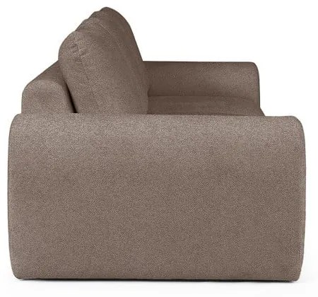 Brązowa sofa z materiału bouclé 287 cm Mirel – Rodier