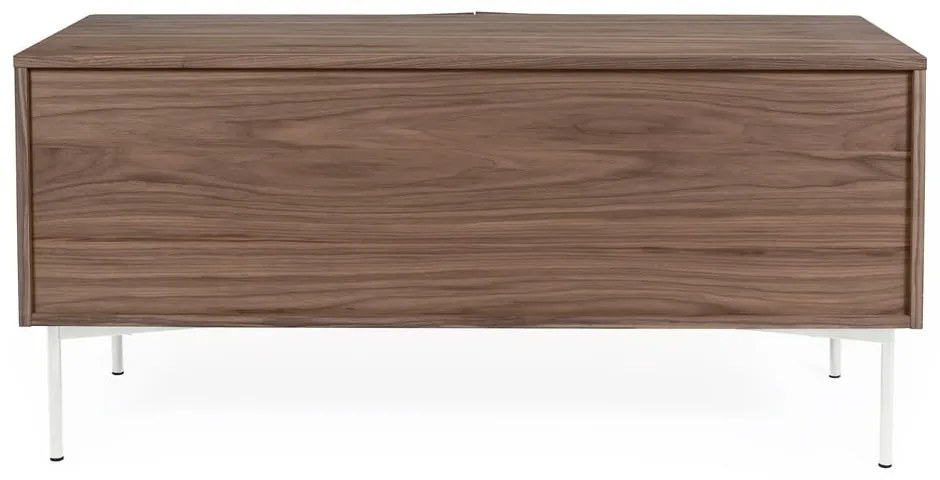Brązowa komoda w dekorze drewna orzecha Woodman Flop, 65x120 cm