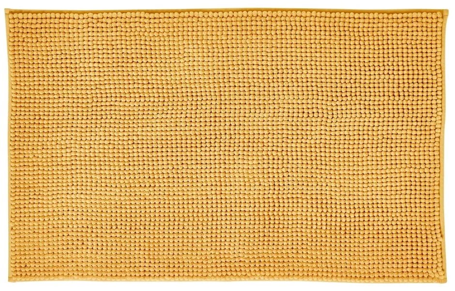 Żółty dywanik łazienkowy 80x50 cm Bobble – Catherine Lansfield