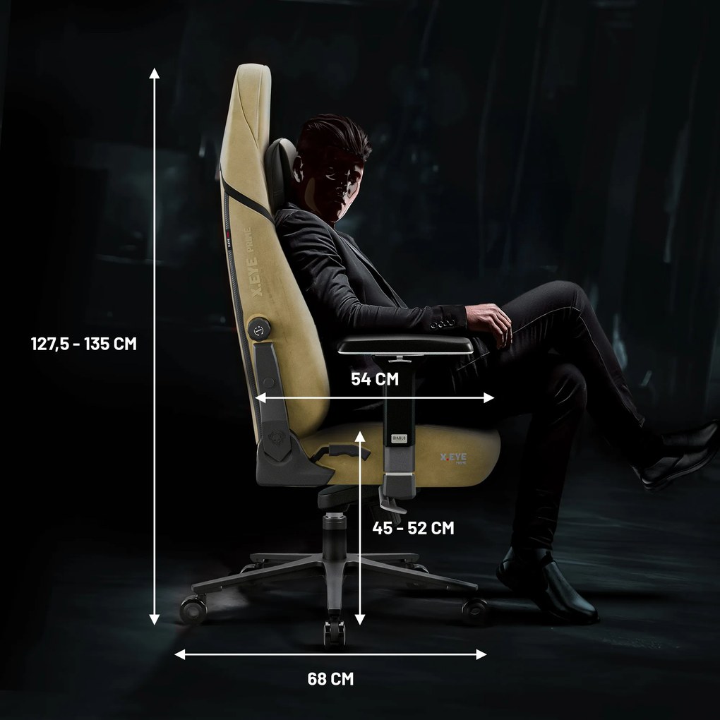 Fotel Diablo X.Eye Prime Broken Gold Normal Size