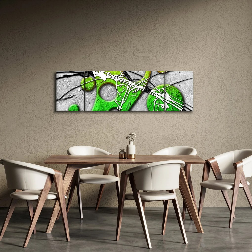 Abstrakcyjny obraz (170x50 cm)