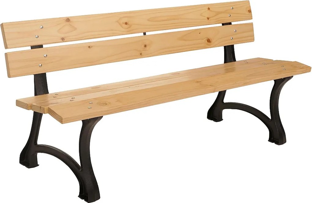 Ławka ogrodowa MCW-O20,  jasnobrązowy