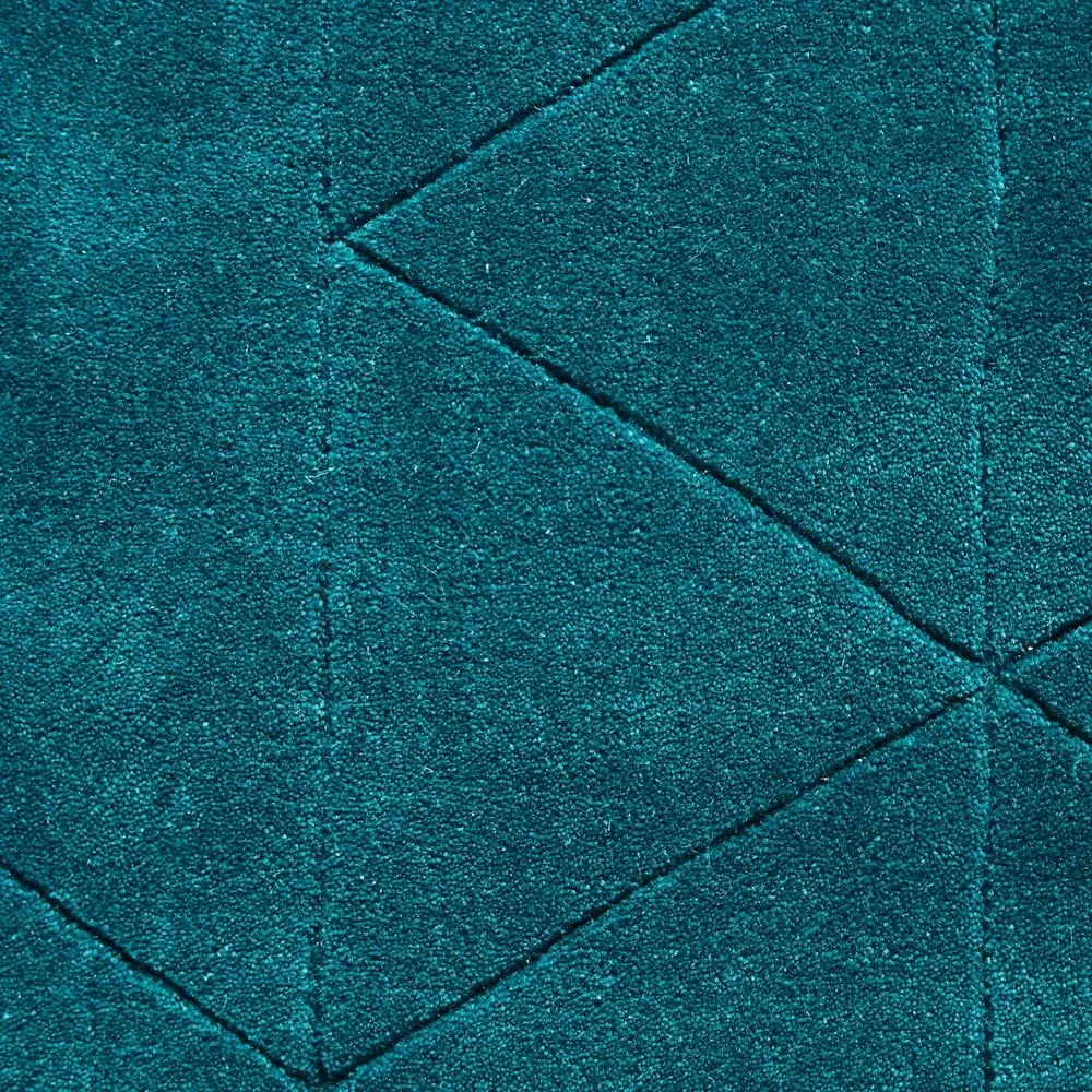 Zielony wełniany dywan Think Rugs Kasbah, 150x230 cm