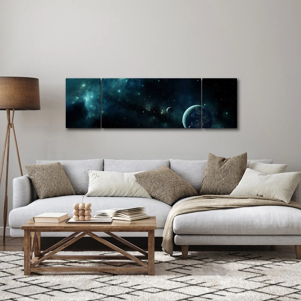 Obraz - Życie w kosmosie (170x50 cm)