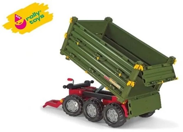 Rolly toys rollytrailer wielka przyczepa 3 osie multi trailer