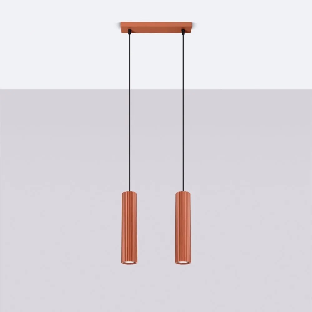 Ceglasta lampa wisząca Gleam – Sollux