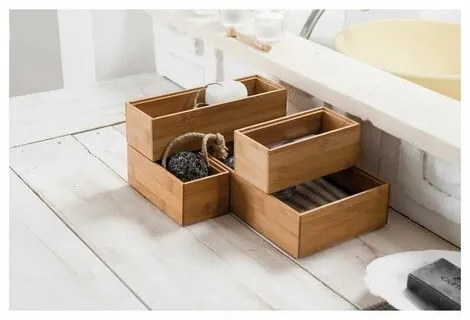 Compactor Organizer do przechowywania Bamboo Box S, 15 x 7,5 x 6,5 cm