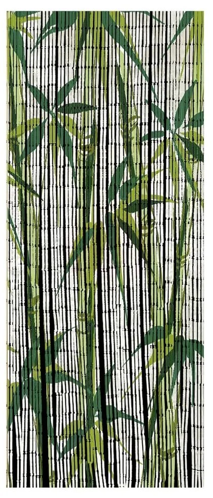Zielona bambusowa zasłona do drzwi 200x90 cm Bamboo – Maximex
