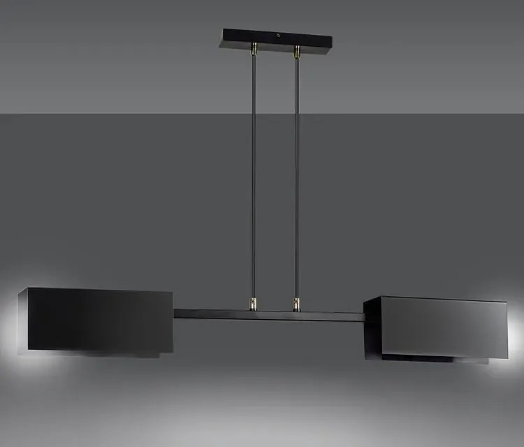 Czarna nowoczesna lampa wisząca - 15X D018 T0-R55