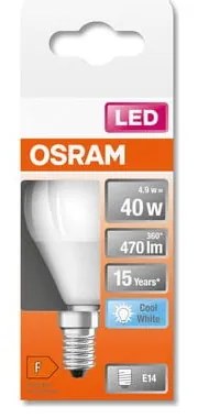 Żarówka LED z neutralnym światłem z gwintem E14, 5 W – Candellux Lighting