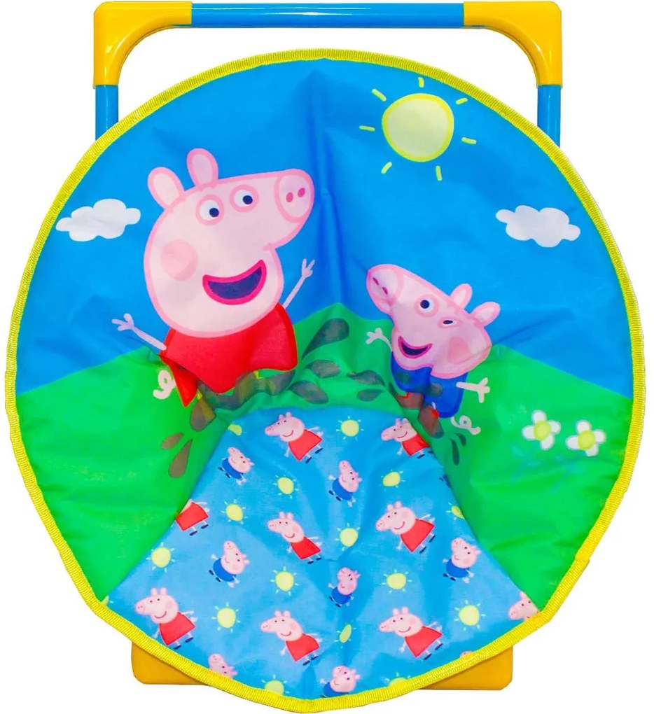 Składane krzesełko dla dzieci PEPPA PIG, niebieskie