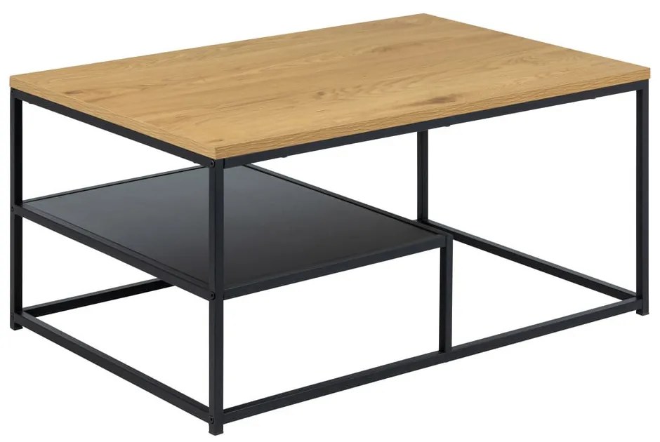 Stolik z blatem w dekorze dębu 60x90 cm Gila – Actona