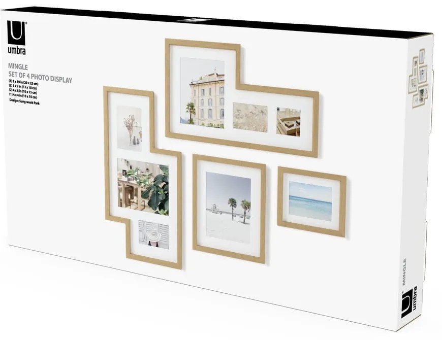 Plastikowe ramki zestaw 4 szt. 38x69 cm Mingle – Umbra