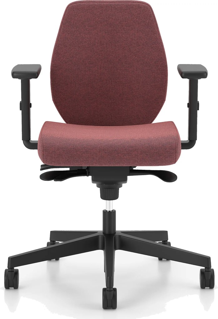 Obrotowe krzesło do biura Bjarg Swivel Chair LB UPH niskie oparcie