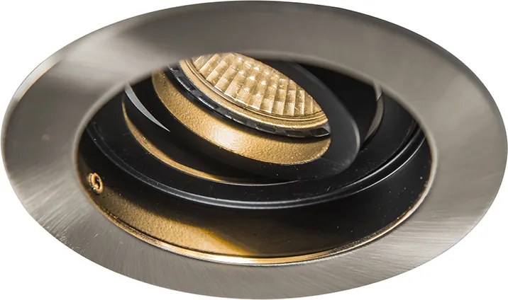 Wpuszczany reflektor Rondoo stalowy zestaw 5 sztuk