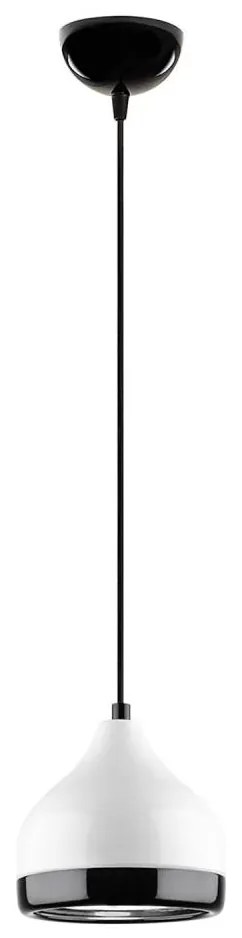 Żyrandol na lince YILDO 1xE27/40W/230V biały/czarny