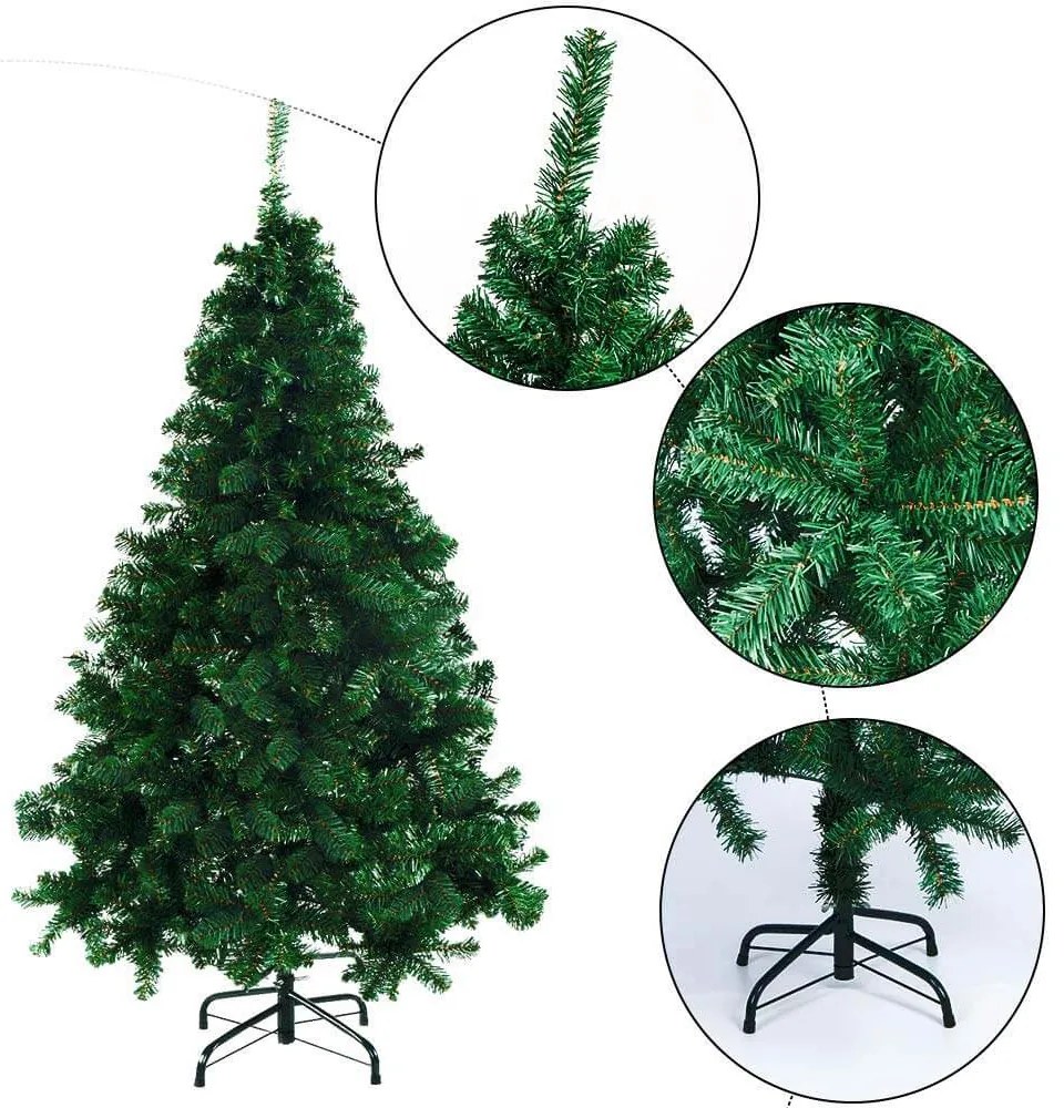 Sztuczna choinka Nordmann z metalowym stojakiem, w 4 wielkościach-180 cm