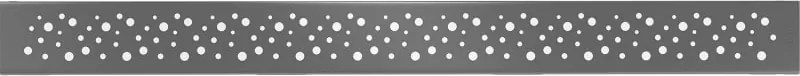 Mexen Flat M12 maskownica do odpływu liniowego 50 cm, gun gray szczotkowany - 1E21050