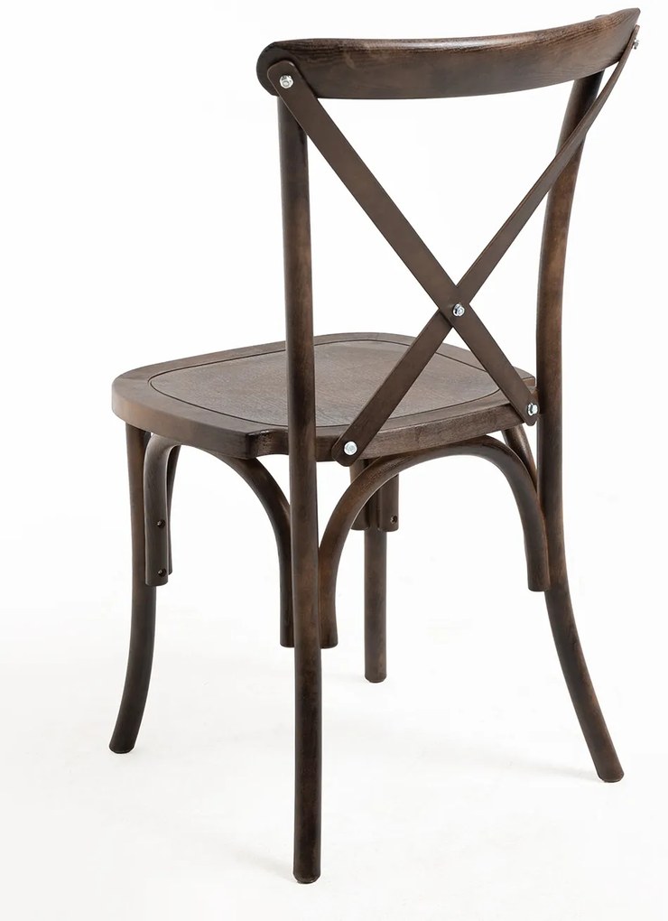 Krzeso polipropylenowe Altea z efektem drewna