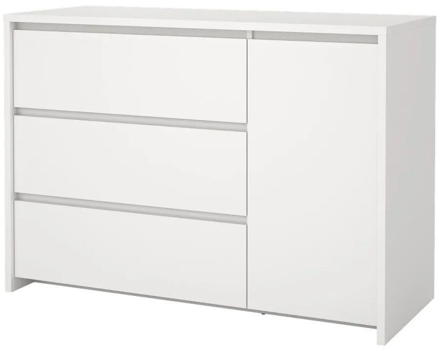 Biała komoda 119x84x48 cm Next – Tvilum