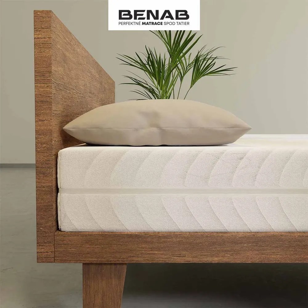 Twardy/średnio twardy dwustronny materac sprężynowy 90x200 cm BonFlex PLUS – BENAB