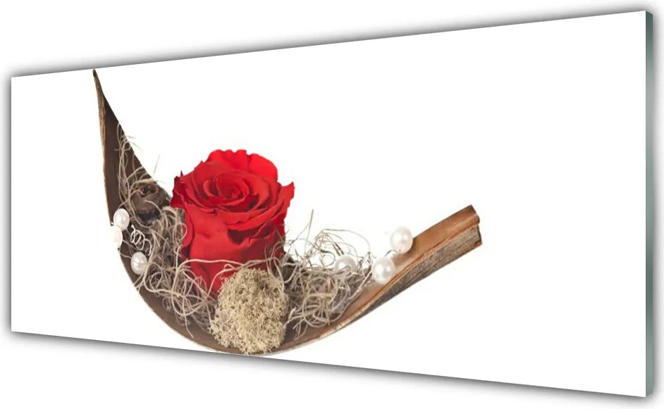 Panel nad blat kuchenny Czerwona Róża w Kroplach Rosy